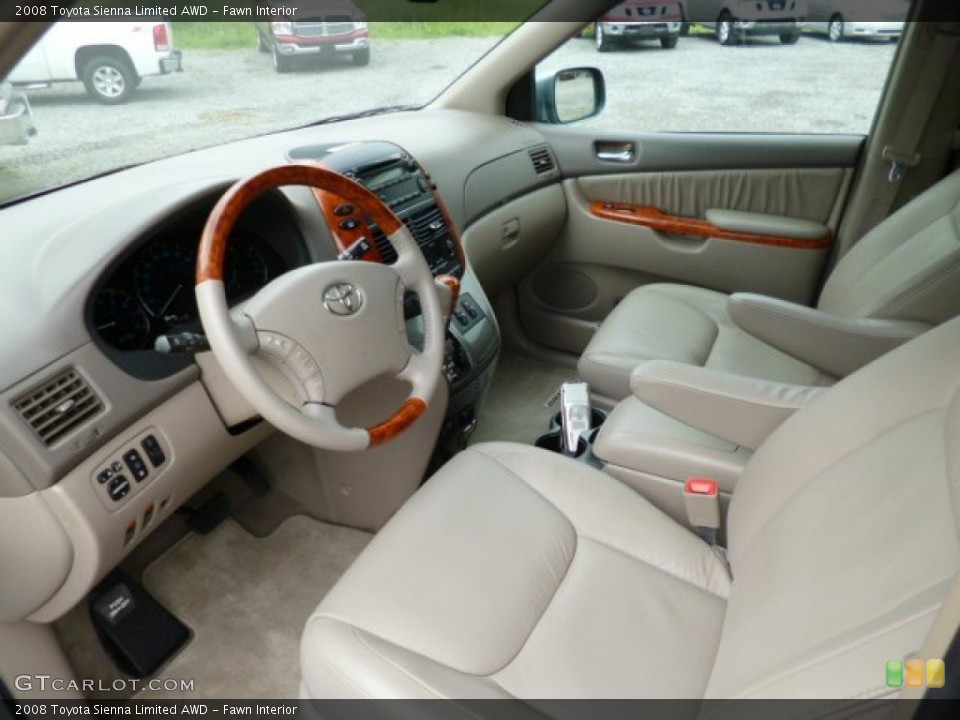 Fawn Interior Photo for the 2008 Toyota Sienna Limited AWD #80940972