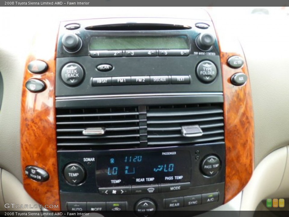 Fawn Interior Controls for the 2008 Toyota Sienna Limited AWD #80941001