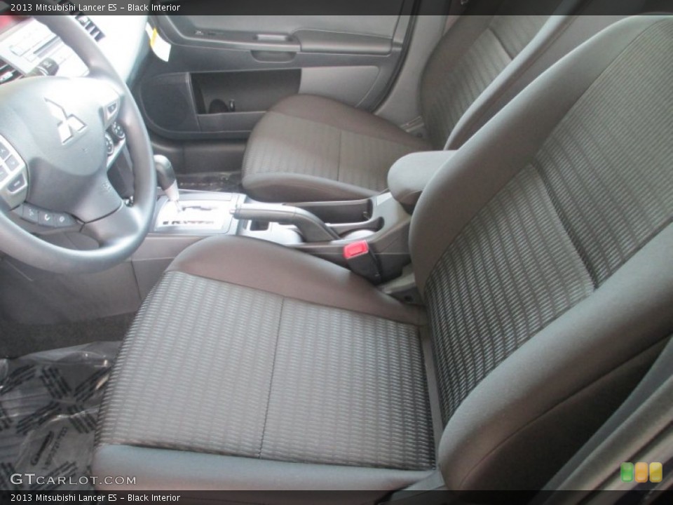 Black Interior Front Seat for the 2013 Mitsubishi Lancer ES #80942474