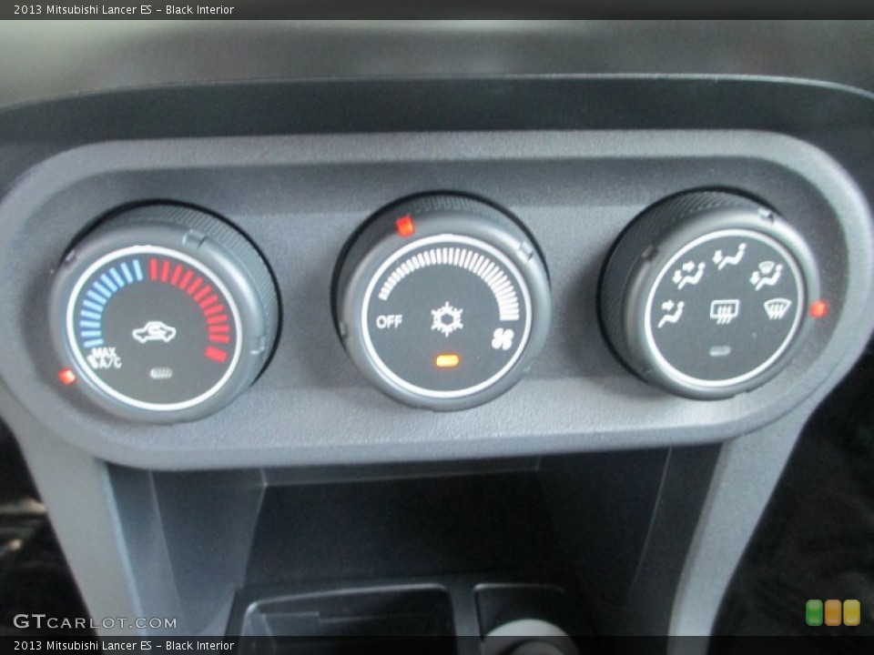 Black Interior Controls for the 2013 Mitsubishi Lancer ES #80942628