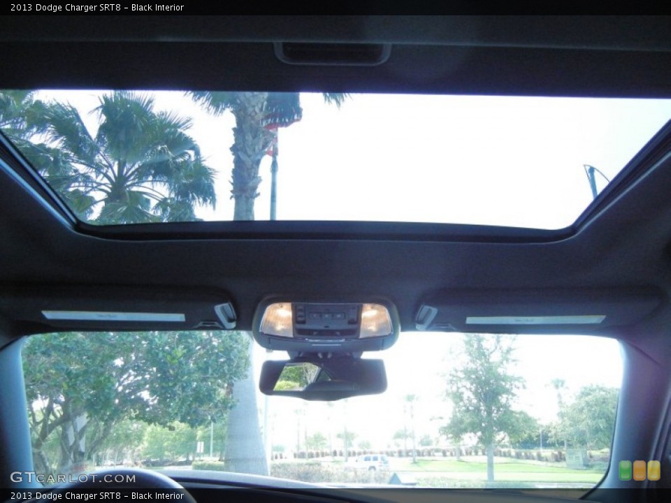 Black Interior Sunroof for the 2013 Dodge Charger SRT8 #80942858