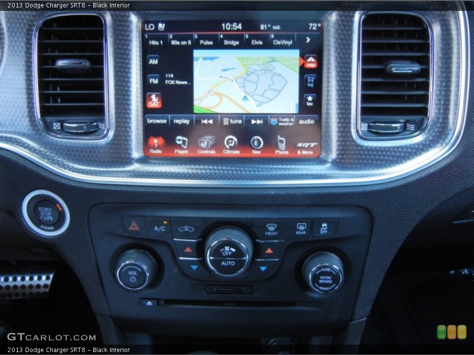 Black Interior Navigation for the 2013 Dodge Charger SRT8 #80942898