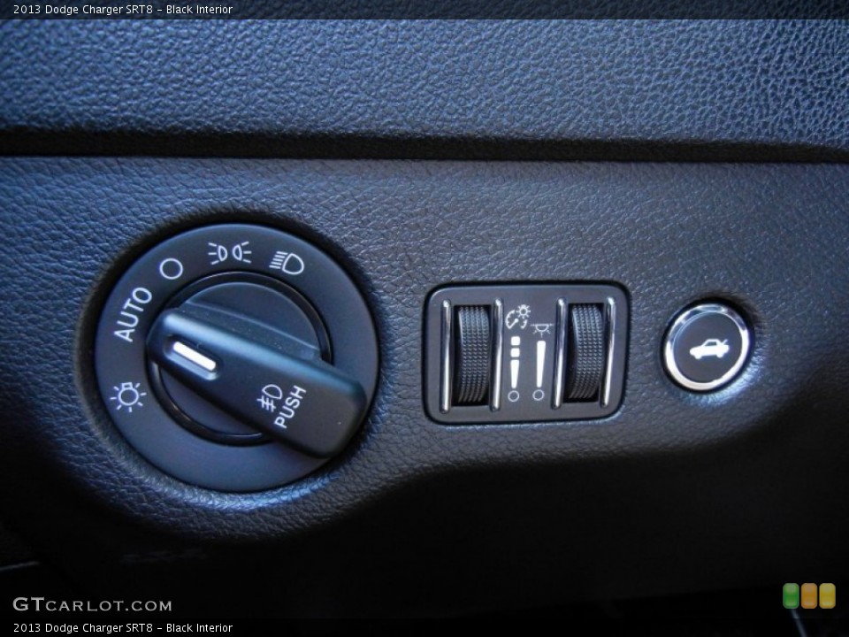 Black Interior Controls for the 2013 Dodge Charger SRT8 #80942928