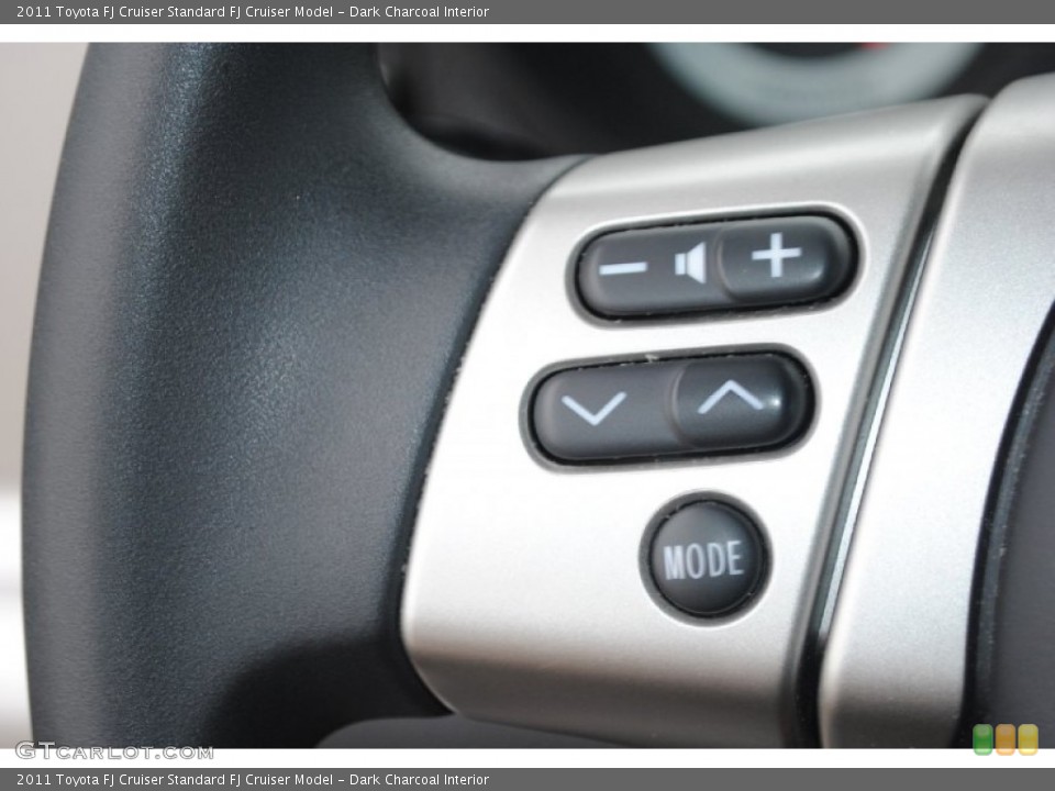 Dark Charcoal Interior Controls for the 2011 Toyota FJ Cruiser  #80943798