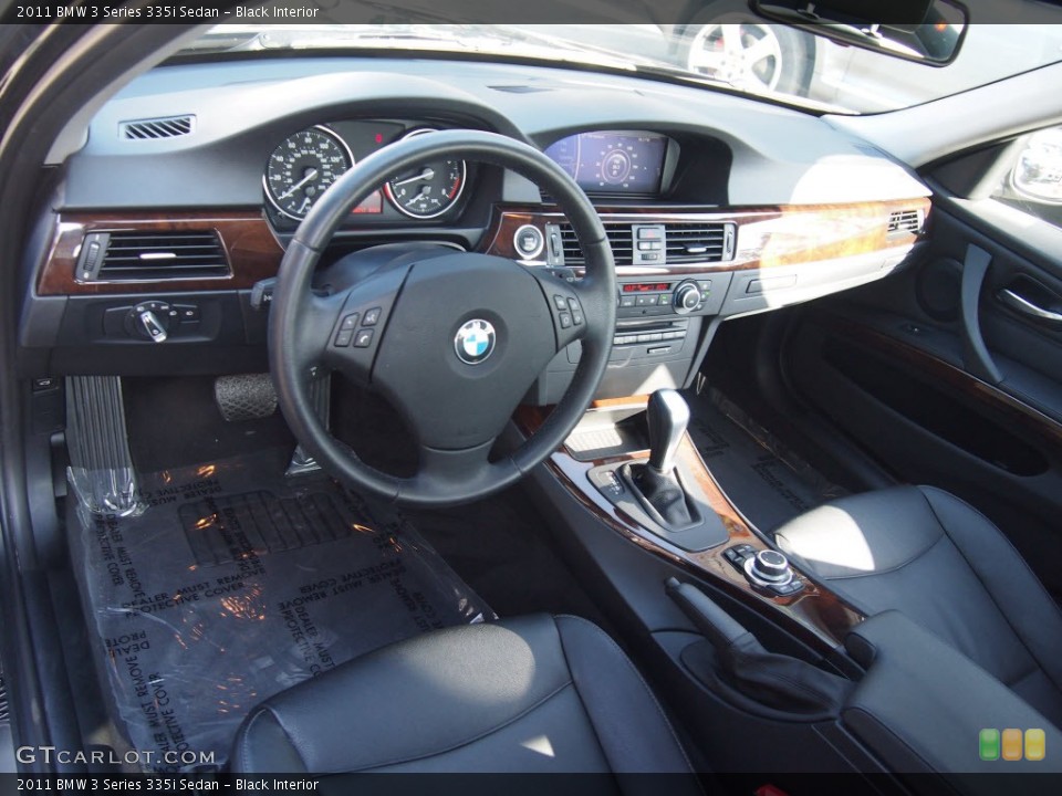 Black Interior Prime Interior for the 2011 BMW 3 Series 335i Sedan #80945001