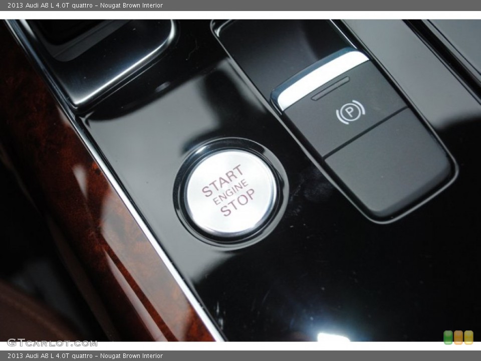 Nougat Brown Interior Controls for the 2013 Audi A8 L 4.0T quattro #80945044