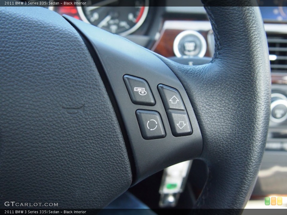 Black Interior Controls for the 2011 BMW 3 Series 335i Sedan #80945070