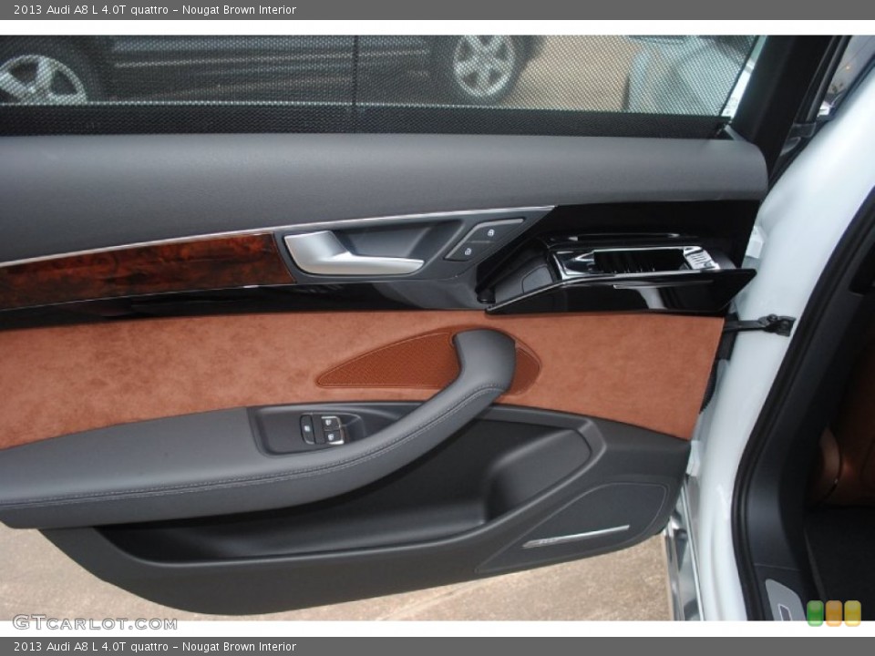 Nougat Brown Interior Door Panel for the 2013 Audi A8 L 4.0T quattro #80945079