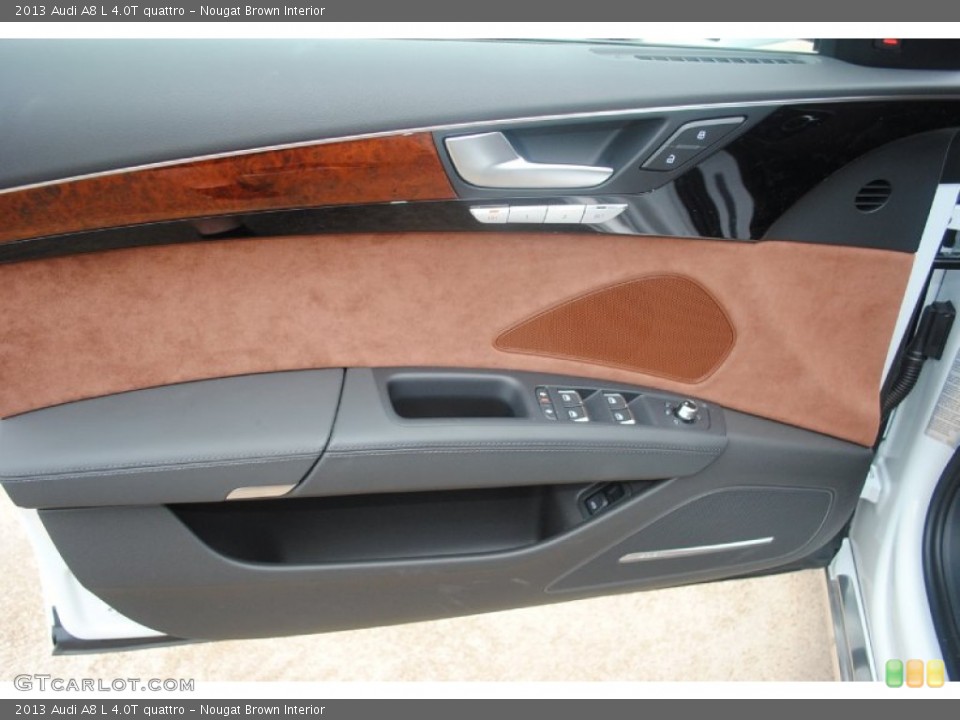 Nougat Brown Interior Door Panel for the 2013 Audi A8 L 4.0T quattro #80945328