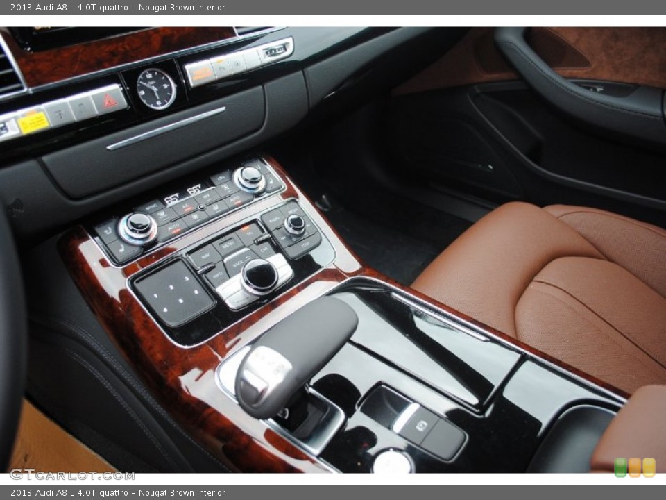 Nougat Brown Interior Controls for the 2013 Audi A8 L 4.0T quattro #80945373