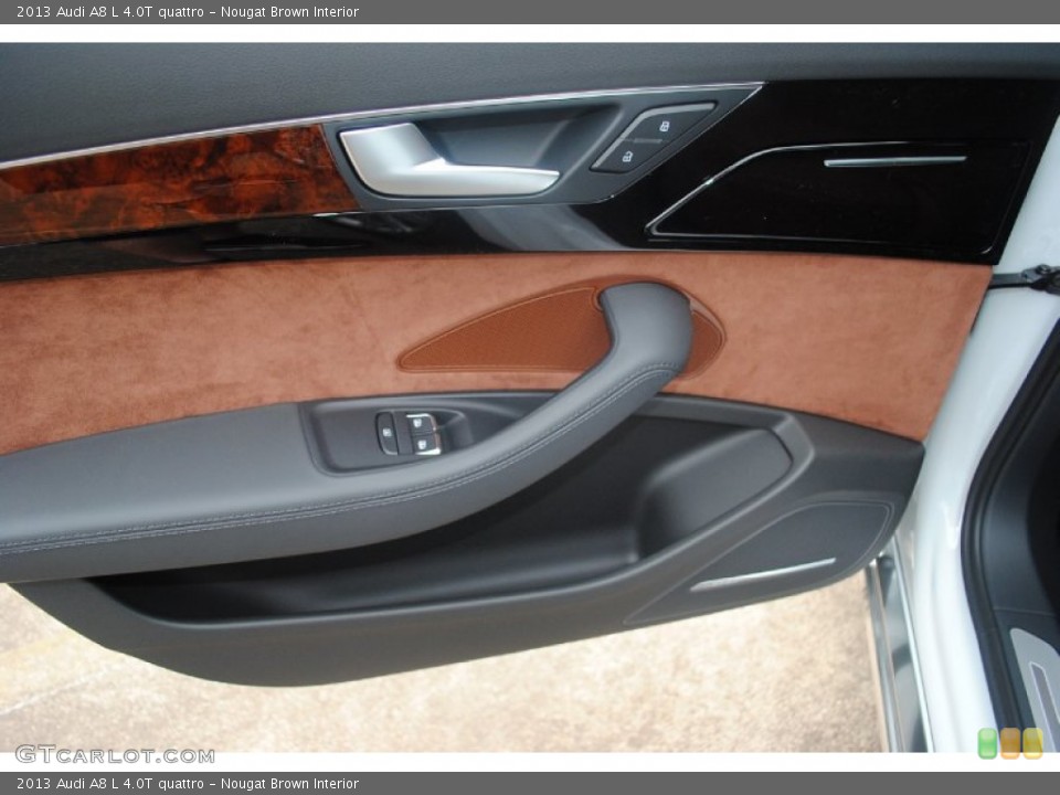 Nougat Brown Interior Door Panel for the 2013 Audi A8 L 4.0T quattro #80945550