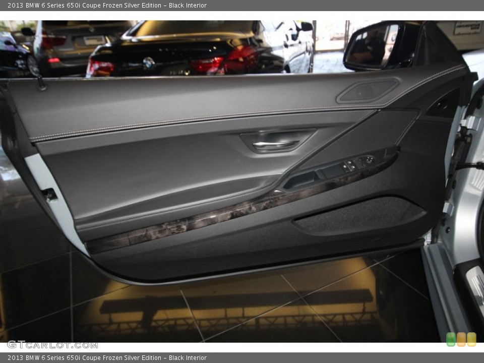 Black Interior Door Panel for the 2013 BMW 6 Series 650i Coupe Frozen Silver Edition #80945820