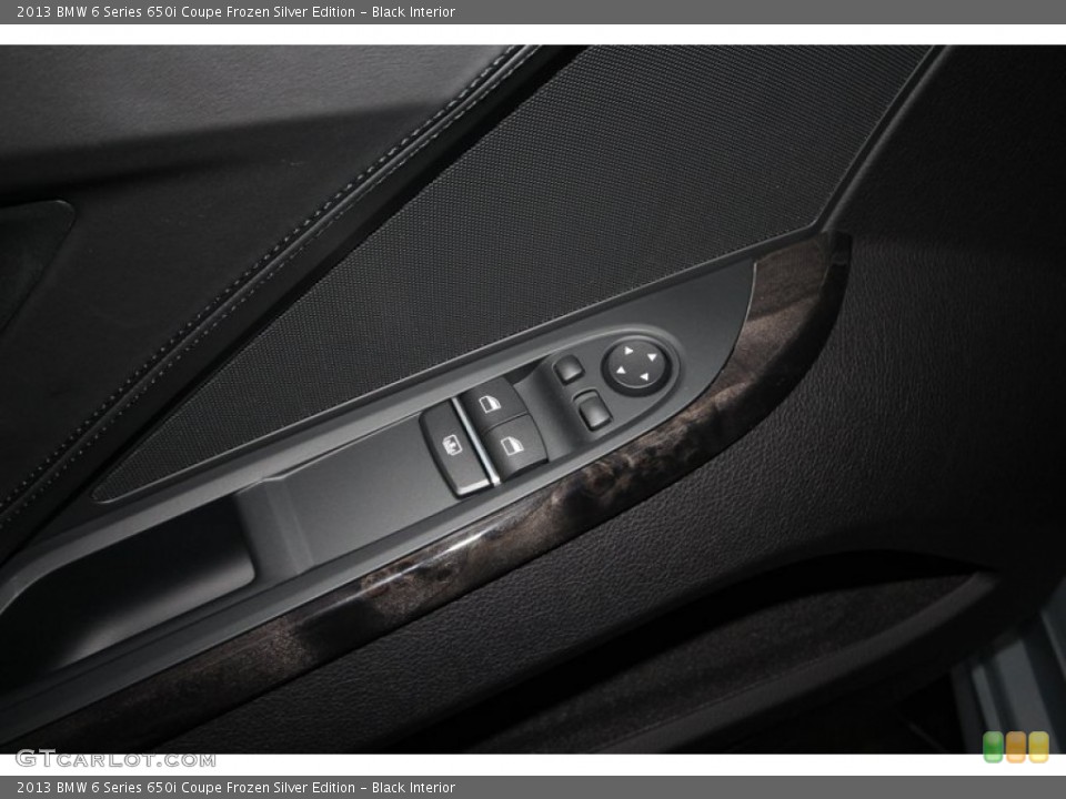 Black Interior Controls for the 2013 BMW 6 Series 650i Coupe Frozen Silver Edition #80945826