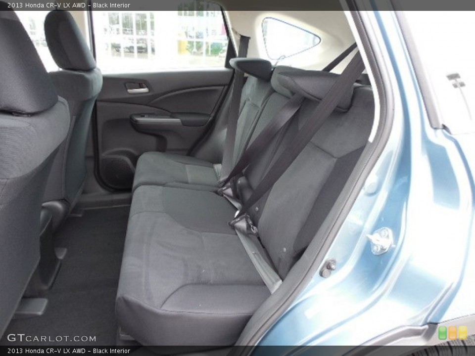 Black Interior Rear Seat for the 2013 Honda CR-V LX AWD #80945927
