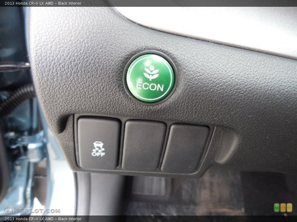 Black Interior Controls for the 2013 Honda CR-V LX AWD #80945946