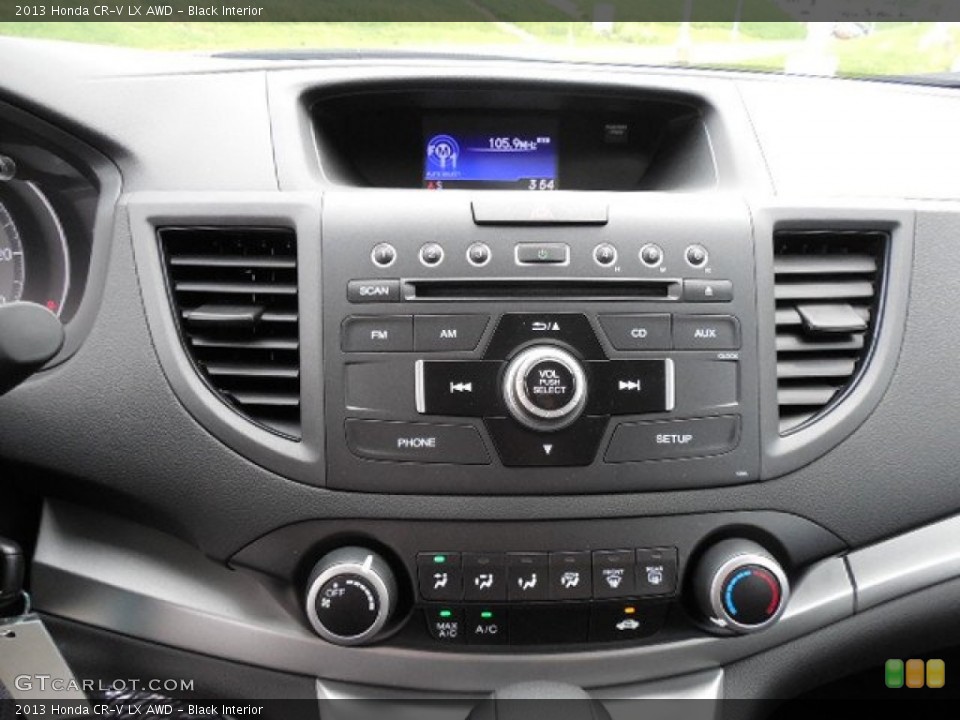 Black Interior Controls for the 2013 Honda CR-V LX AWD #80945949
