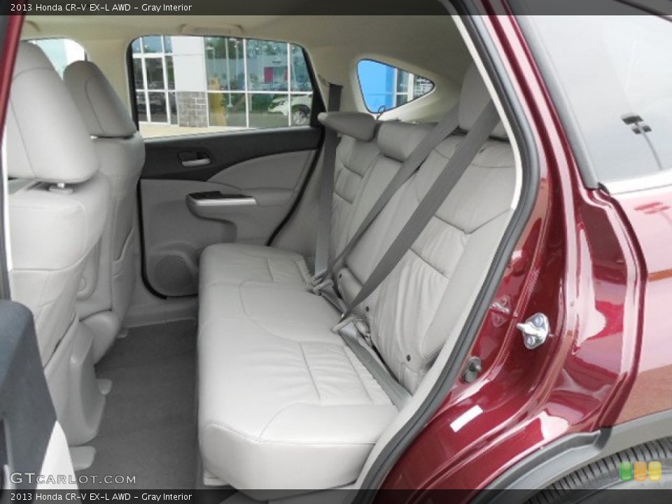 Gray Interior Rear Seat for the 2013 Honda CR-V EX-L AWD #80946054