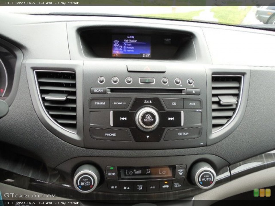 Gray Interior Controls for the 2013 Honda CR-V EX-L AWD #80946081