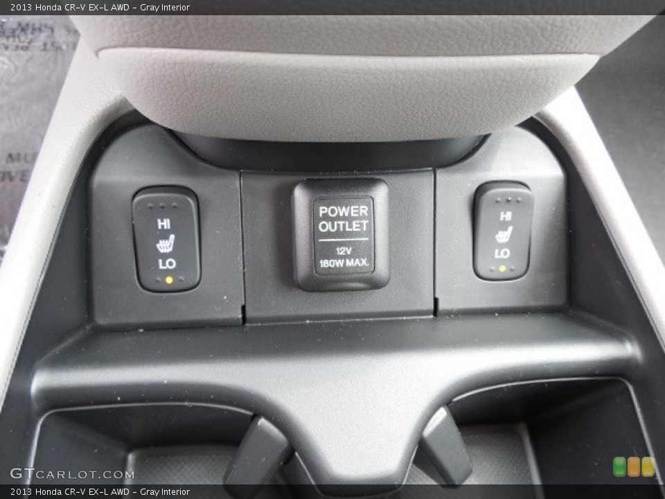 Gray Interior Controls for the 2013 Honda CR-V EX-L AWD #80946091