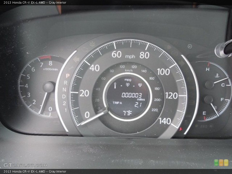 Gray Interior Gauges for the 2013 Honda CR-V EX-L AWD #80946121