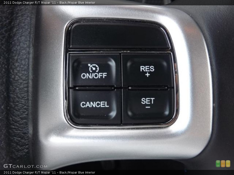 Black/Mopar Blue Interior Controls for the 2011 Dodge Charger R/T Mopar '11 #80946608