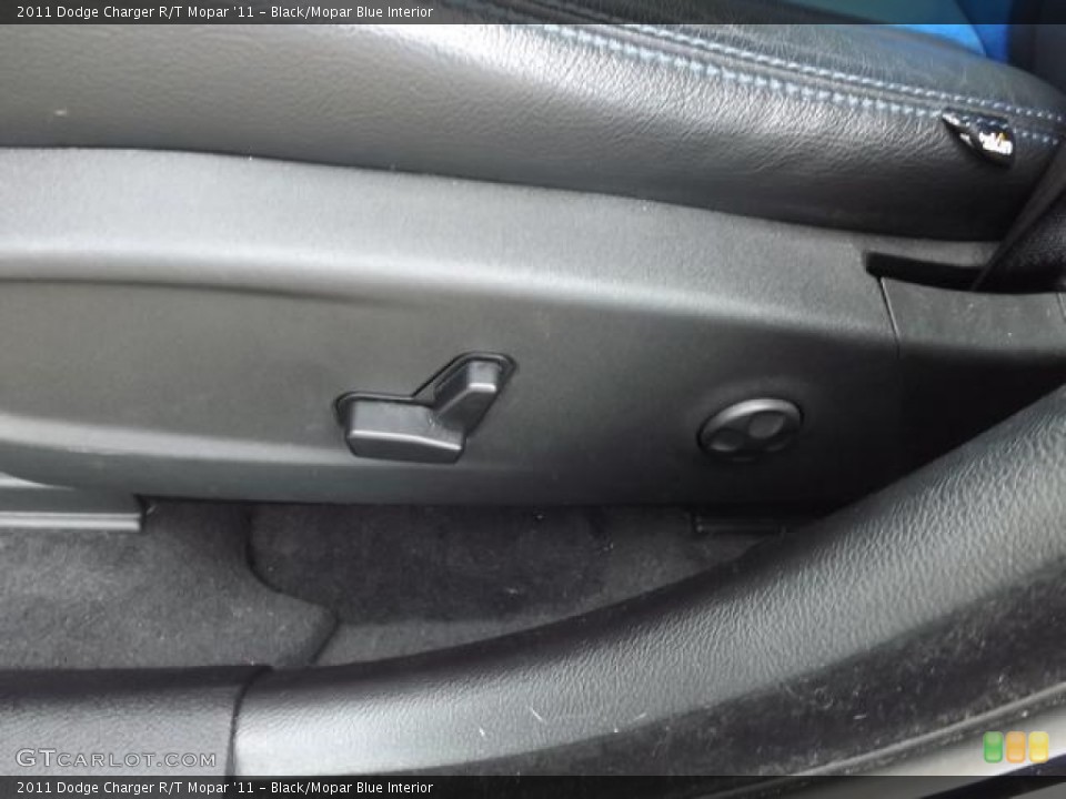 Black/Mopar Blue Interior Controls for the 2011 Dodge Charger R/T Mopar '11 #80946649