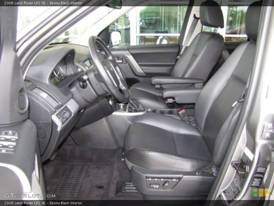 Ebony Black Interior Photo for the 2008 Land Rover LR2 SE #80948577
