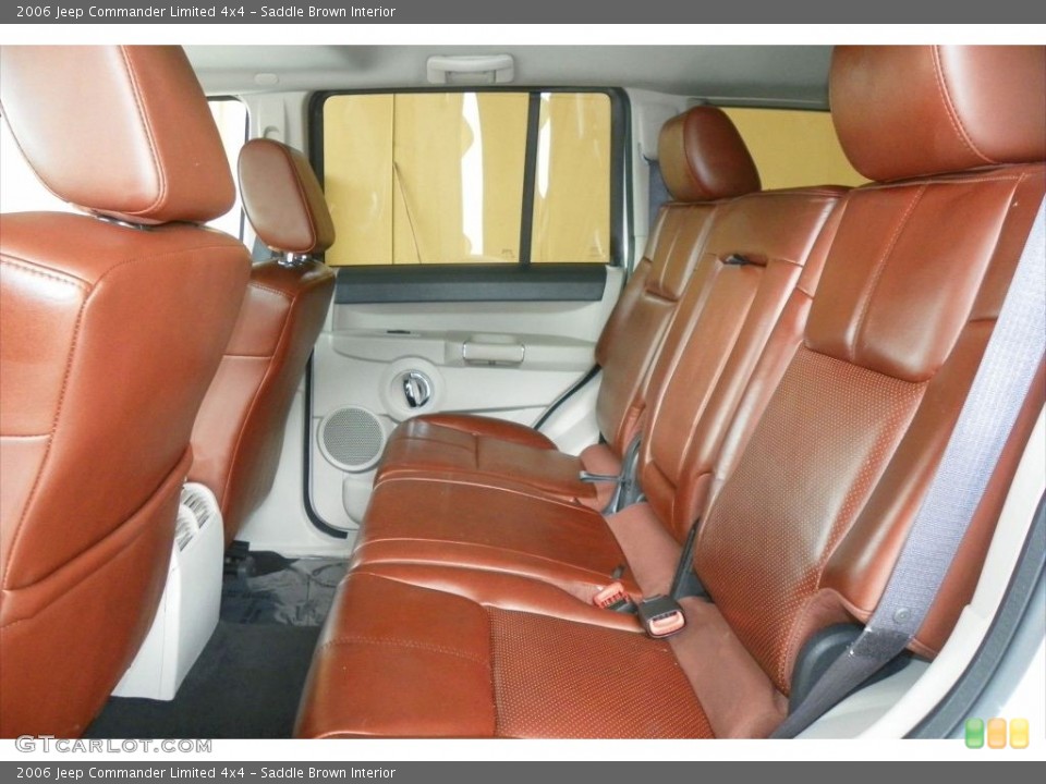 Saddle Brown Interior Rear Seat for the 2006 Jeep Commander Limited 4x4 #80949347