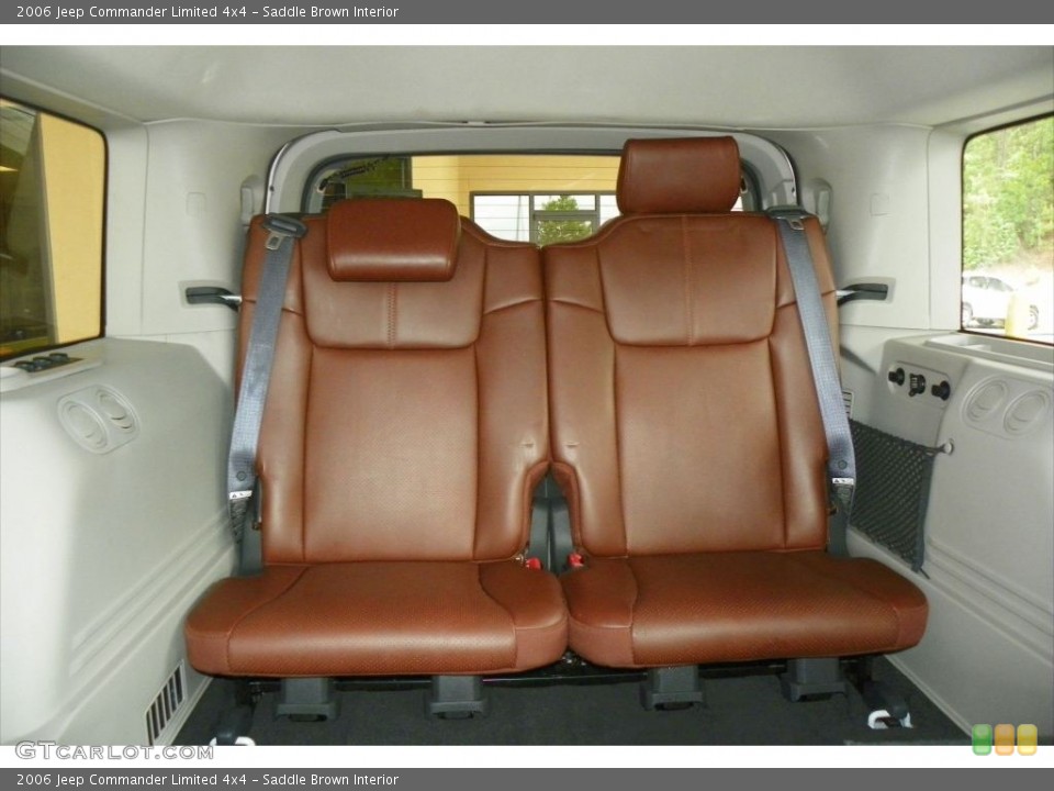 Saddle Brown Interior Rear Seat for the 2006 Jeep Commander Limited 4x4 #80949372