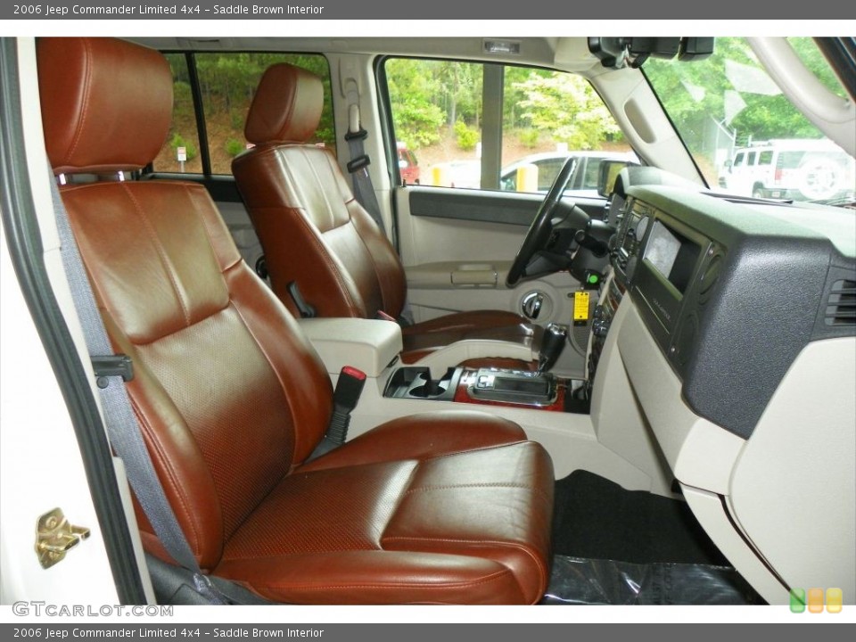 Saddle Brown Interior Front Seat for the 2006 Jeep Commander Limited 4x4 #80949419