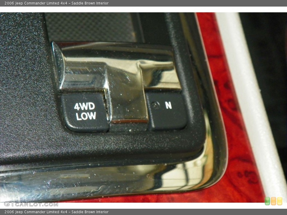 Saddle Brown Interior Controls for the 2006 Jeep Commander Limited 4x4 #80949493