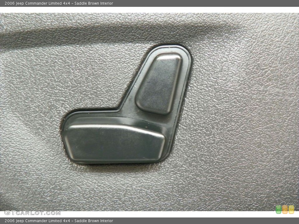 Saddle Brown Interior Controls for the 2006 Jeep Commander Limited 4x4 #80949620