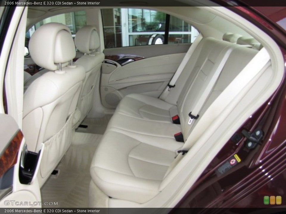 Stone Interior Rear Seat for the 2006 Mercedes-Benz E 320 CDI Sedan #80949917
