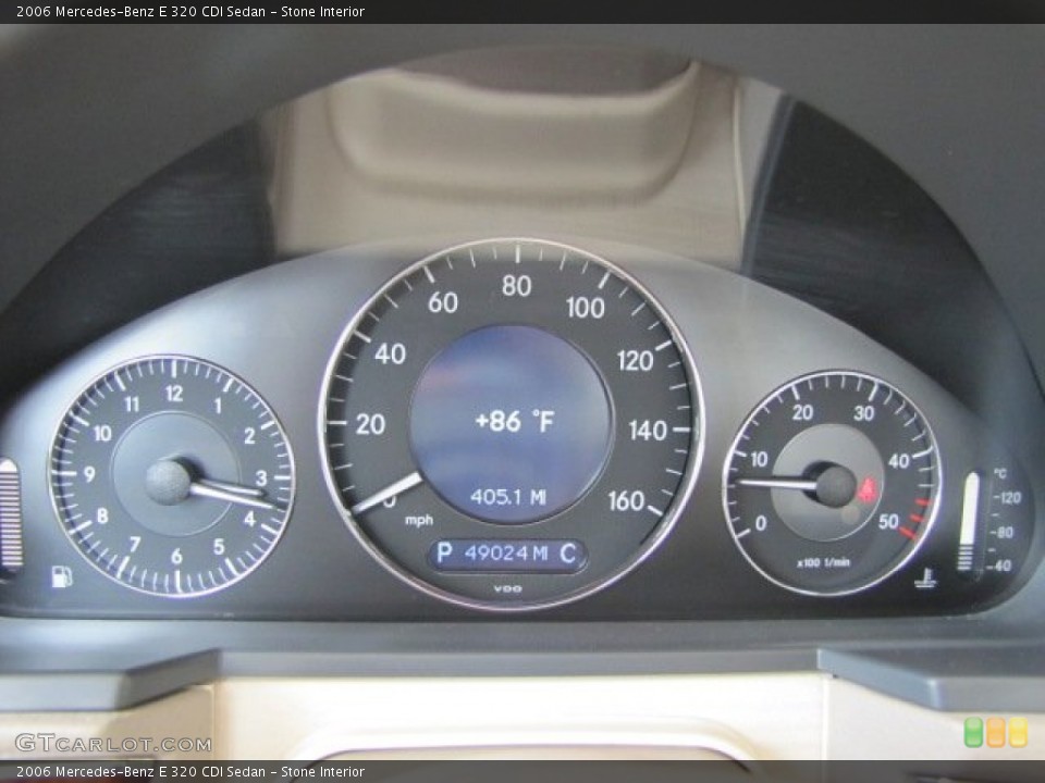 Stone Interior Gauges for the 2006 Mercedes-Benz E 320 CDI Sedan #80950188