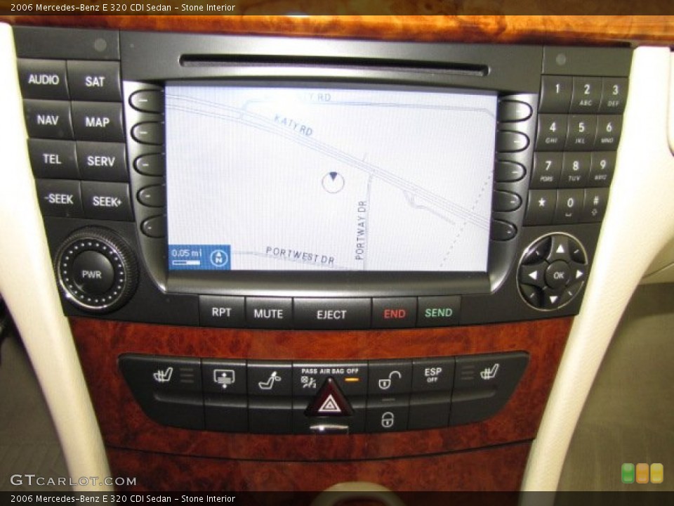 Stone Interior Navigation for the 2006 Mercedes-Benz E 320 CDI Sedan #80950270