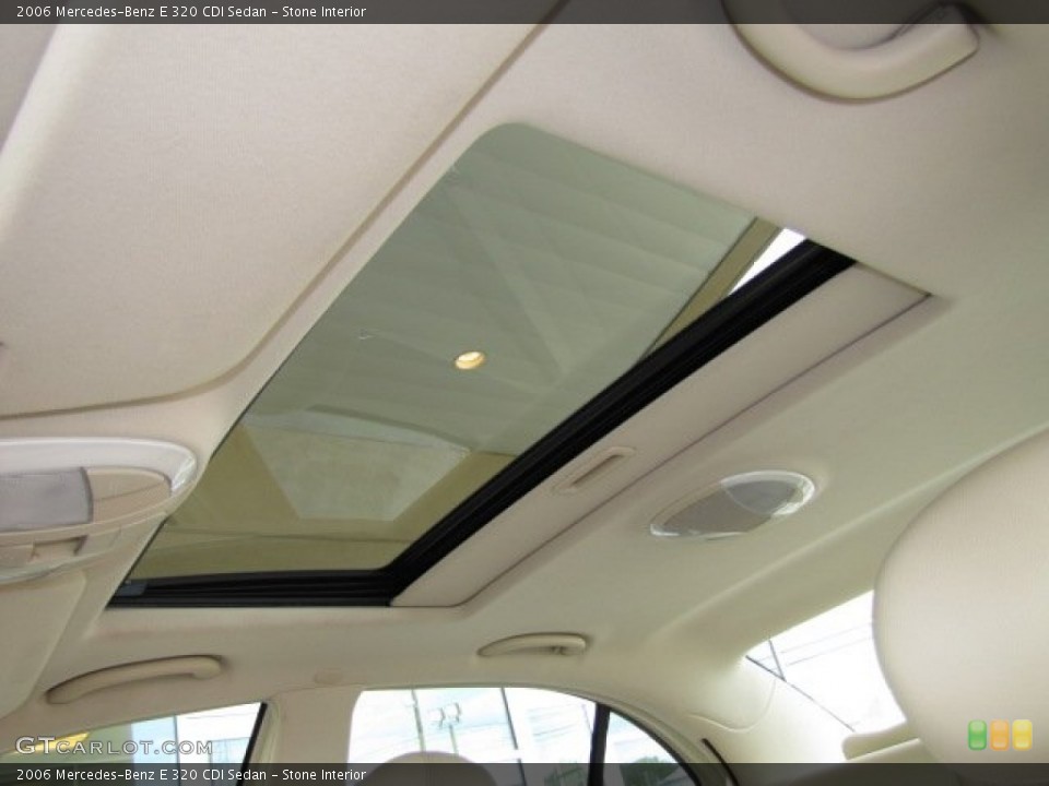 Stone Interior Sunroof for the 2006 Mercedes-Benz E 320 CDI Sedan #80950624