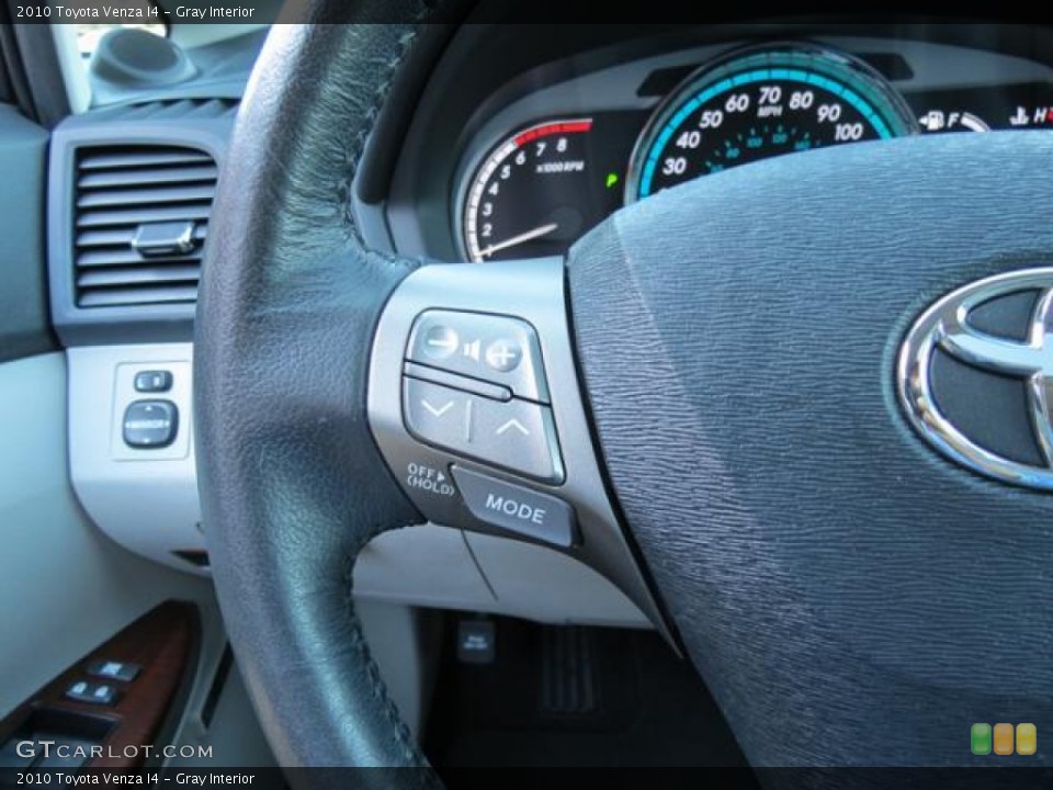 Gray Interior Controls for the 2010 Toyota Venza I4 #80950640