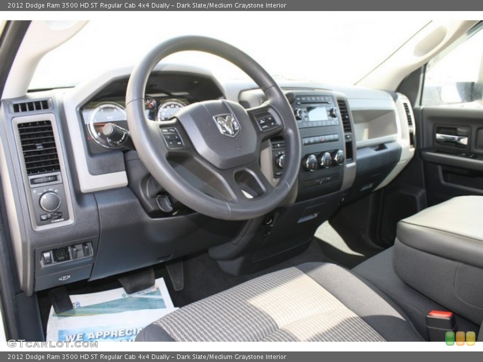 Dark Slate/Medium Graystone Interior Photo for the 2012 Dodge Ram 3500 HD ST Regular Cab 4x4 Dually #80950735