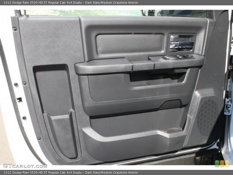 Dark Slate/Medium Graystone Interior Door Panel for the 2012 Dodge Ram 3500 HD ST Regular Cab 4x4 Dually #80950958
