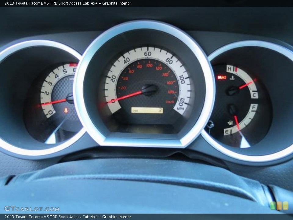 Graphite Interior Gauges for the 2013 Toyota Tacoma V6 TRD Sport Access Cab 4x4 #80951128