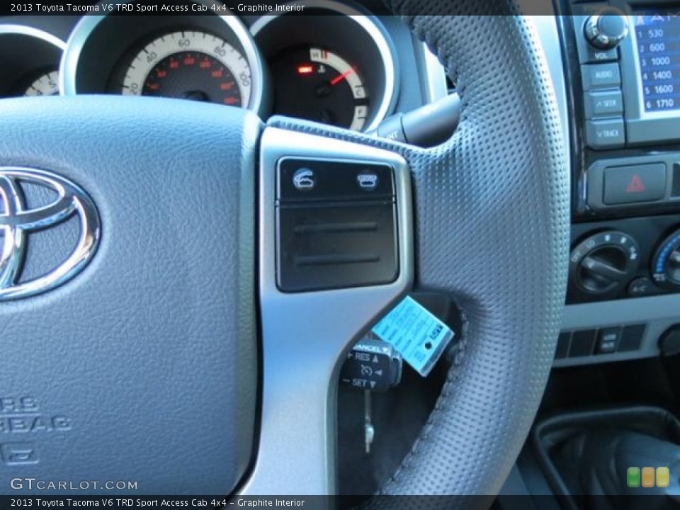 Graphite Interior Controls for the 2013 Toyota Tacoma V6 TRD Sport Access Cab 4x4 #80951224