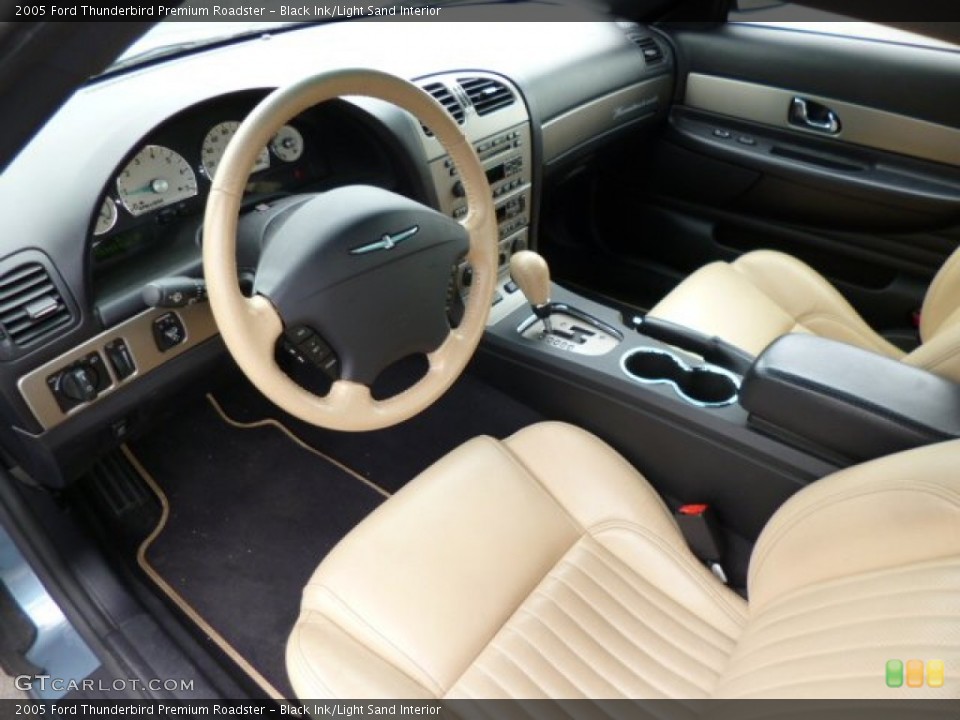 Black Ink/Light Sand Interior Prime Interior for the 2005 Ford Thunderbird Premium Roadster #80951282