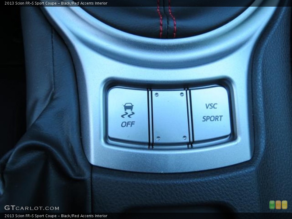 Black/Red Accents Interior Controls for the 2013 Scion FR-S Sport Coupe #80953780