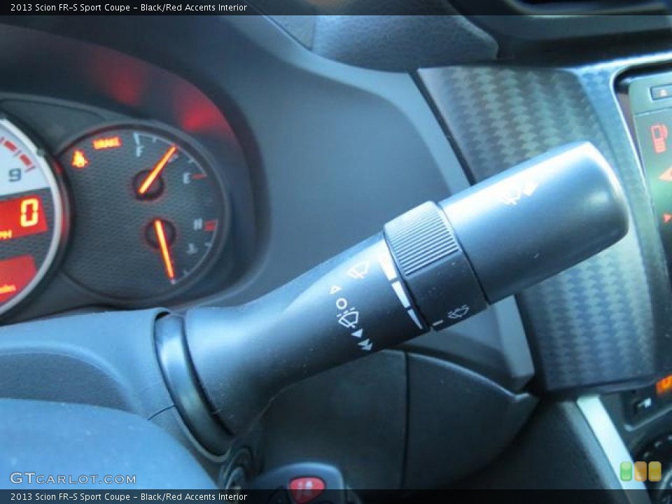 Black/Red Accents Interior Controls for the 2013 Scion FR-S Sport Coupe #80953819