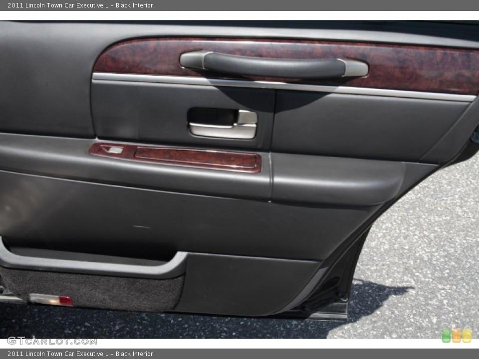 Black Interior Door Panel for the 2011 Lincoln Town Car Executive L #80954233