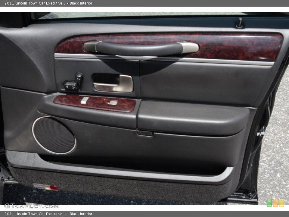 Black Interior Door Panel for the 2011 Lincoln Town Car Executive L #80954275