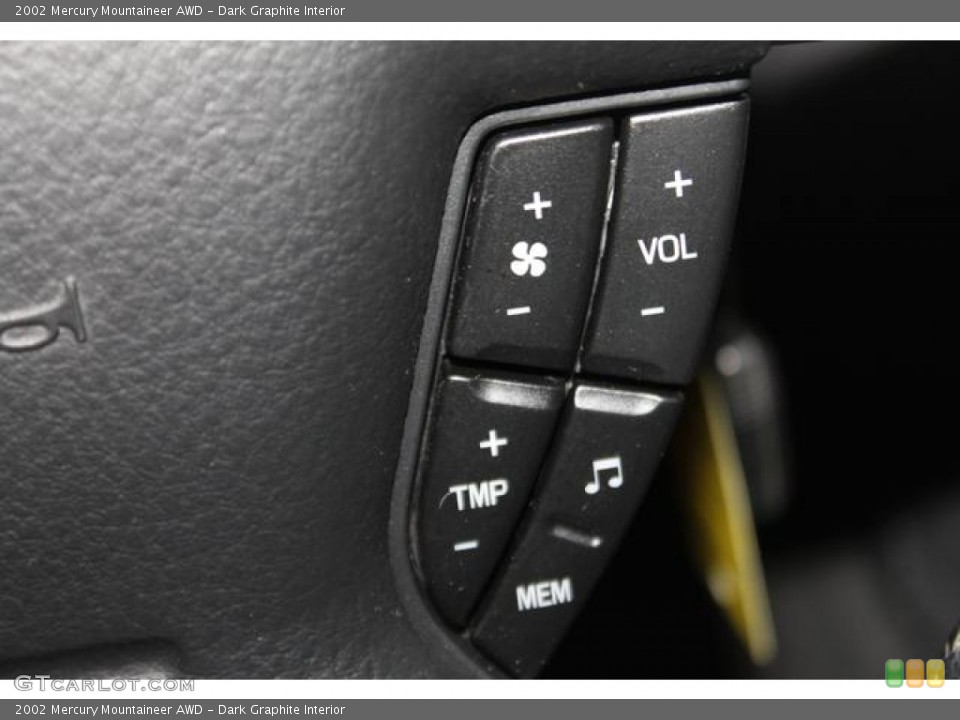 Dark Graphite Interior Controls for the 2002 Mercury Mountaineer AWD #80954302