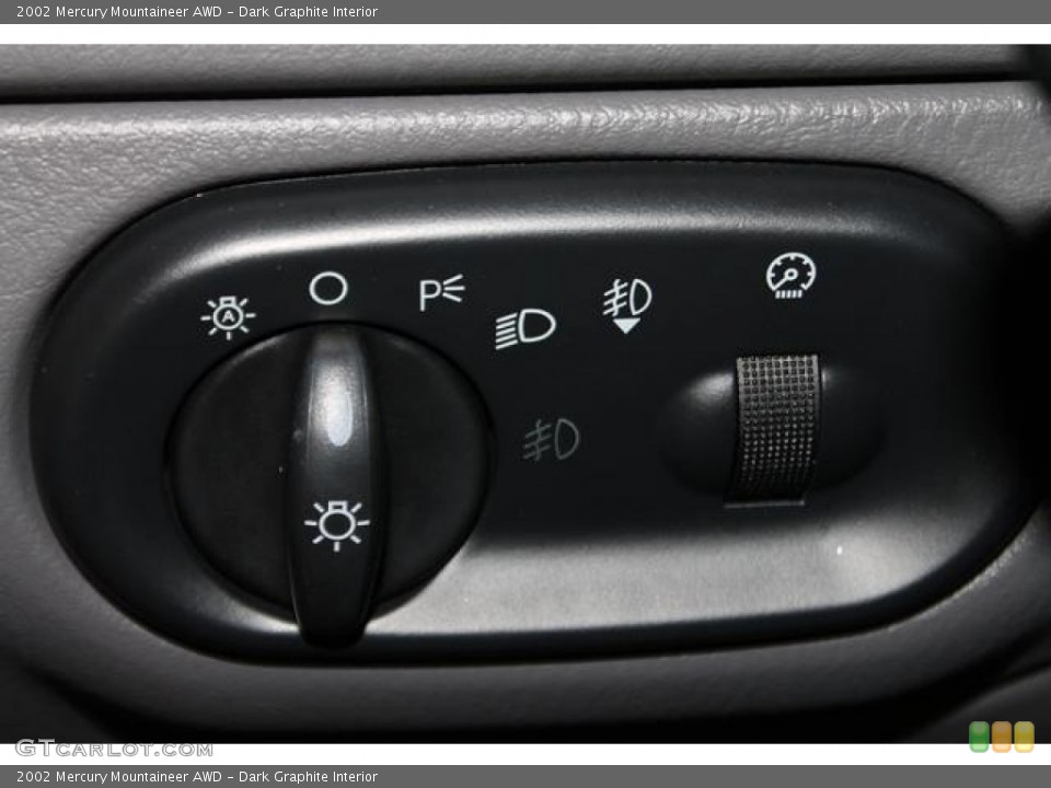 Dark Graphite Interior Controls for the 2002 Mercury Mountaineer AWD #80954458