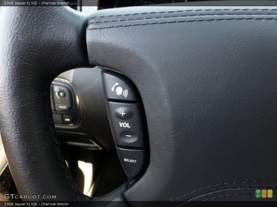 Charcoal Interior Controls for the 2008 Jaguar XJ XJ8 #80955331