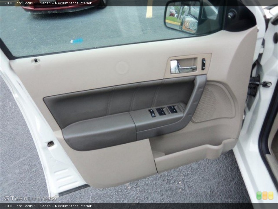 Medium Stone Interior Door Panel for the 2010 Ford Focus SEL Sedan #80955442